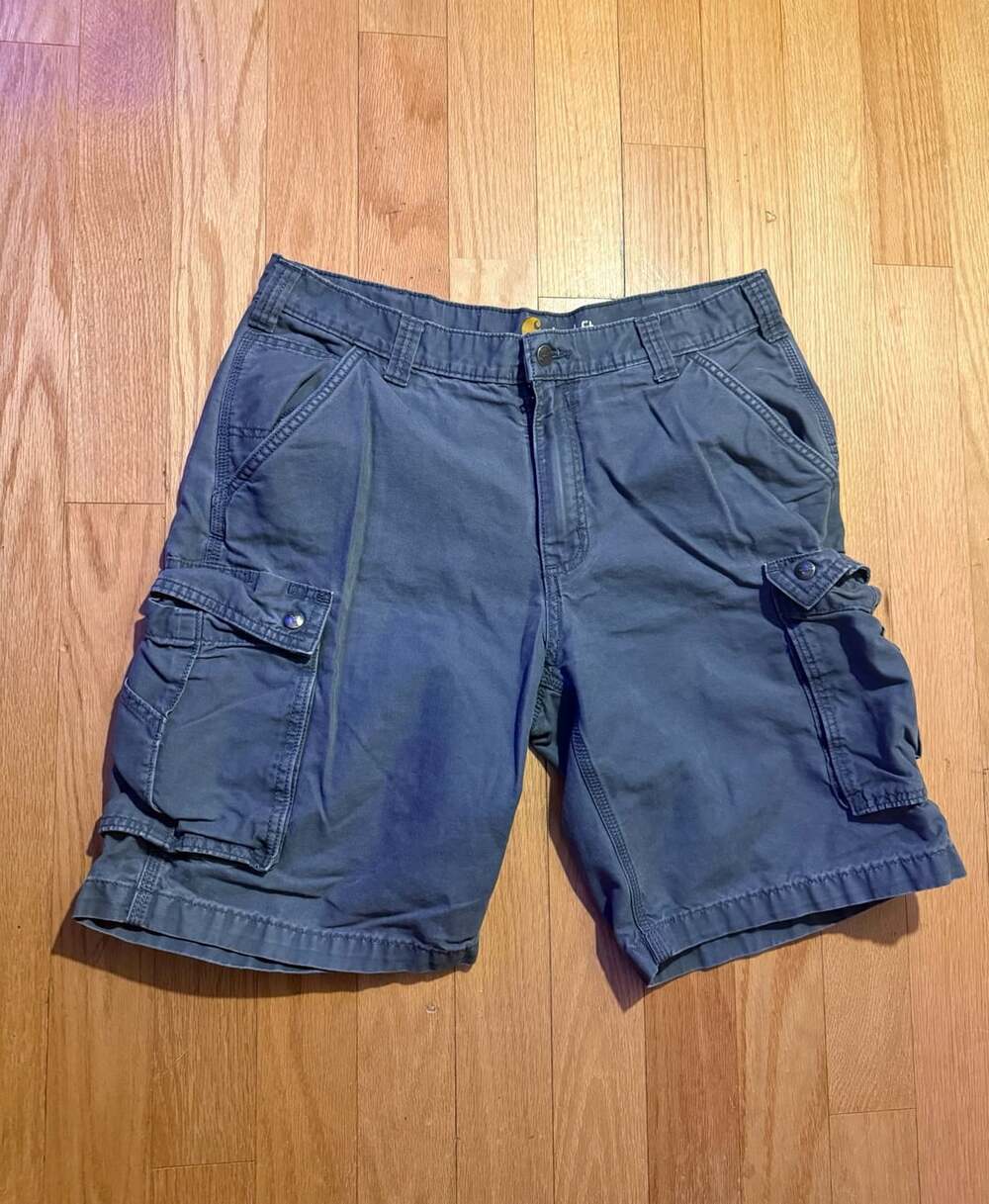 Carhartt Relaxed Fit Cargo Shorts Blue Size 36
